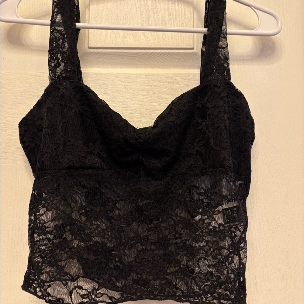 SHEIN Black Lace Top - Picture 2 of 9